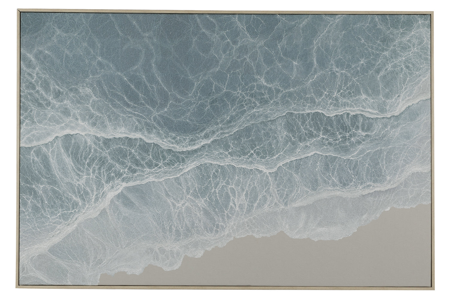 Marino Framed Canvas Wall Art | Blue | 80 x 120 cm