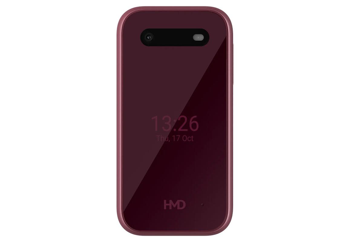 HMD 2660 Flip Phone | 4G | Raspberry Red-2