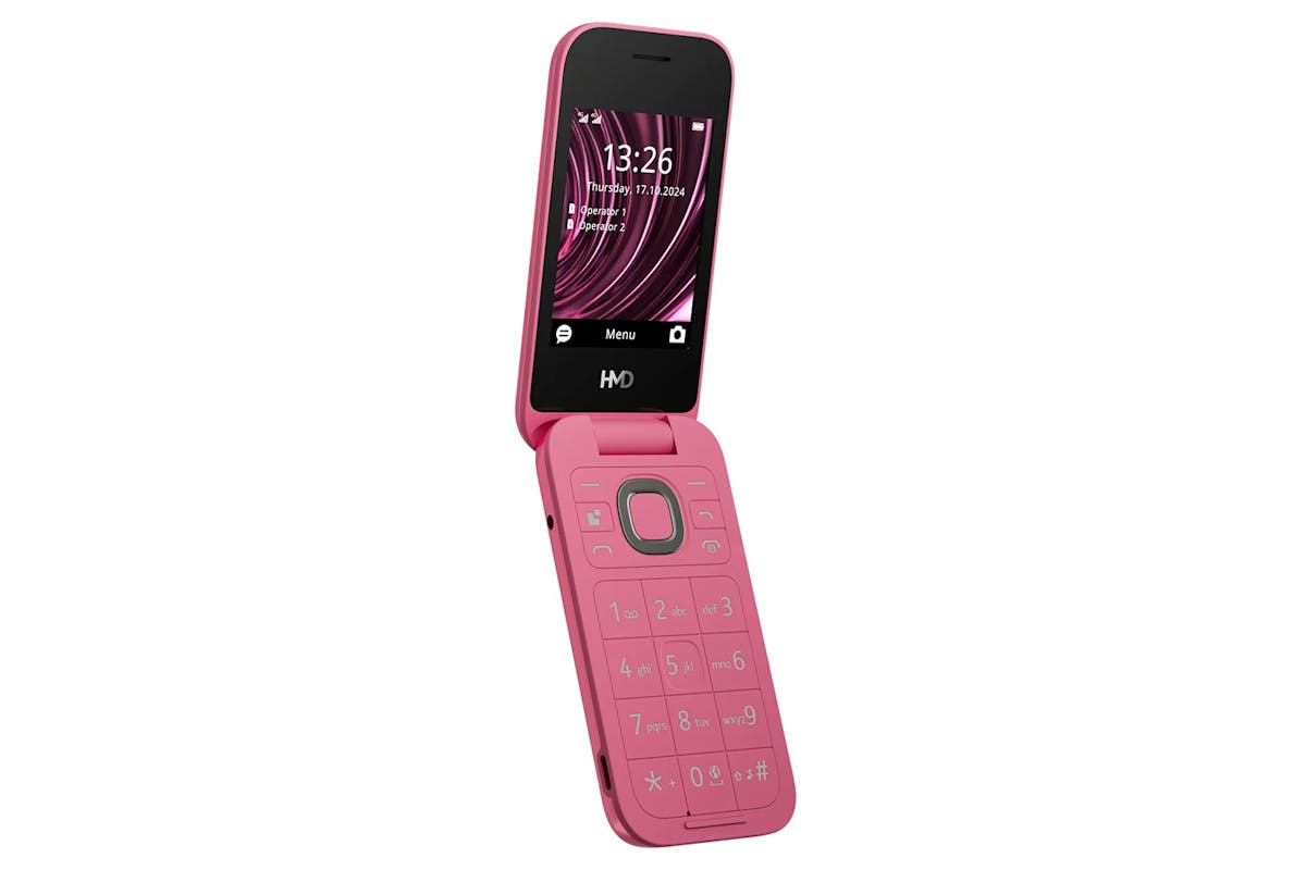 HMD 2660 Flip Phone | 4G | Raspberry Red-5
