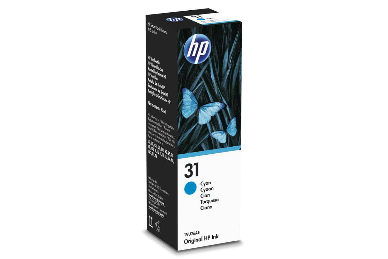 HP 31 70ml Original Ink Bottle | Cyan-2
