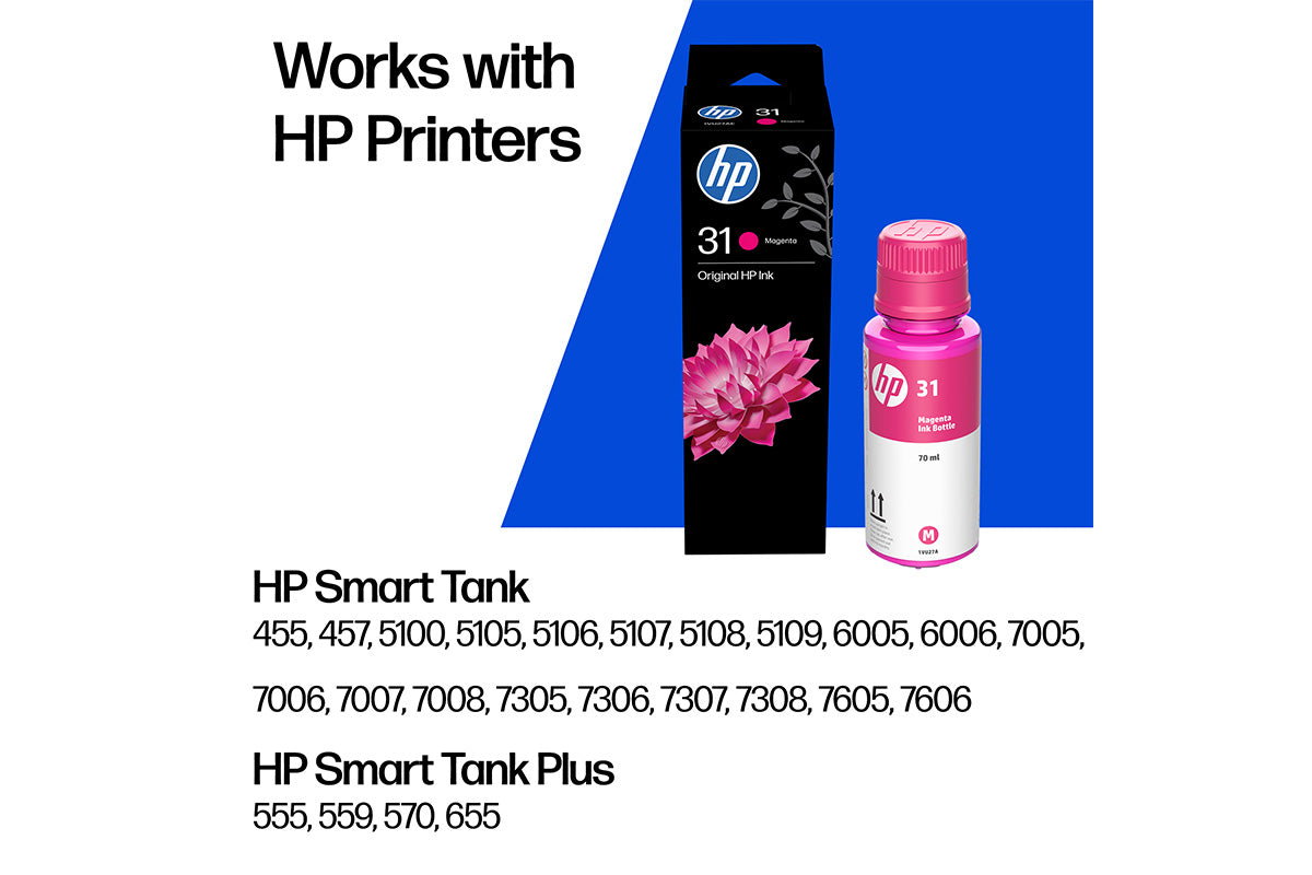 HP 31 70ml Original Ink Bottle | Magenta-3