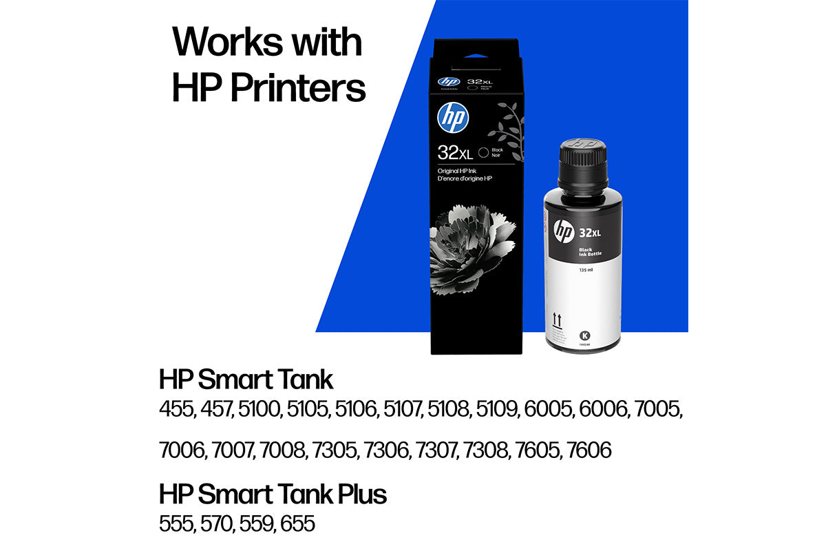 HP 32XL 135ml Original Ink Bottle | Black-3