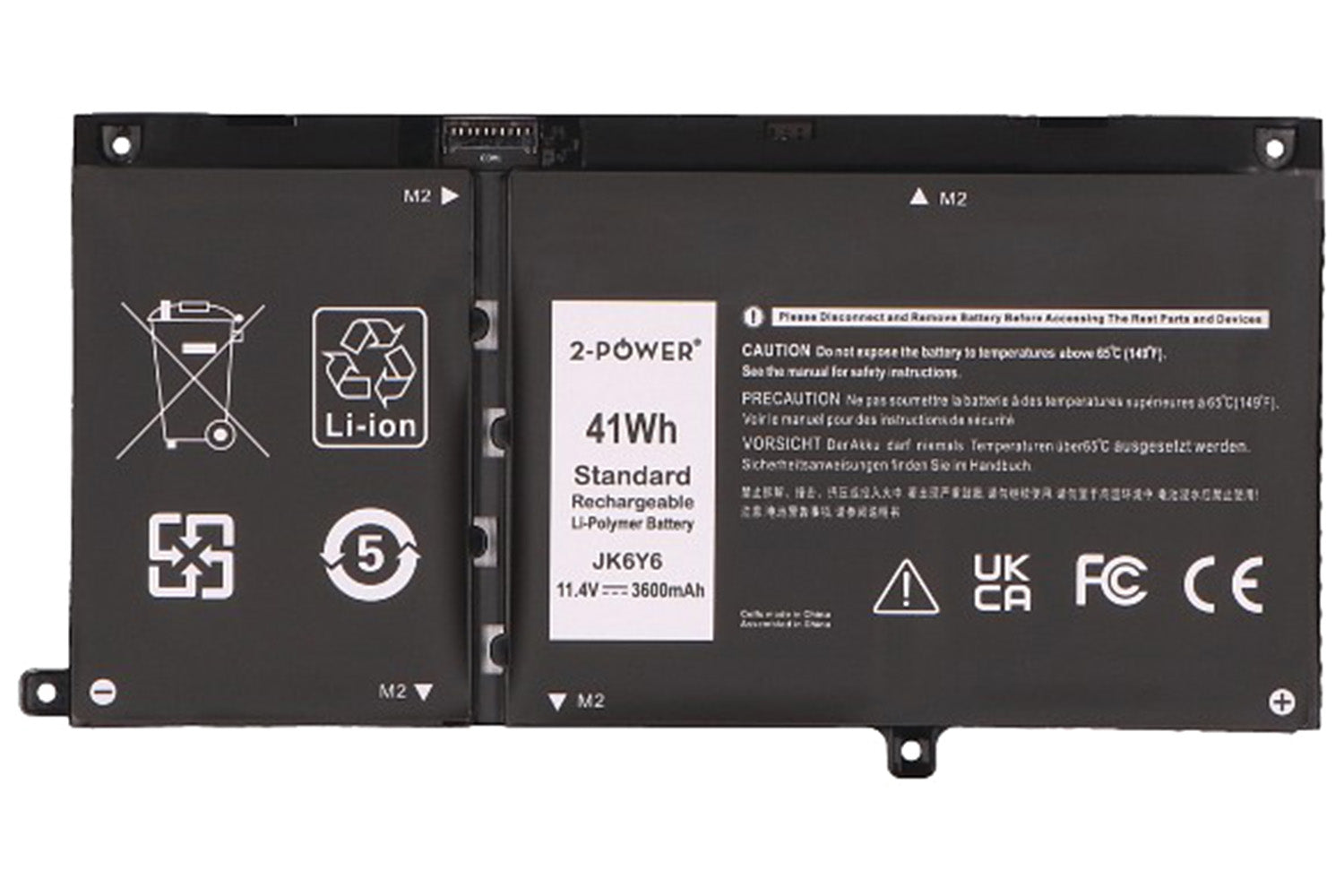 2-Power Main Battery Pack 11.4V 3600mAh