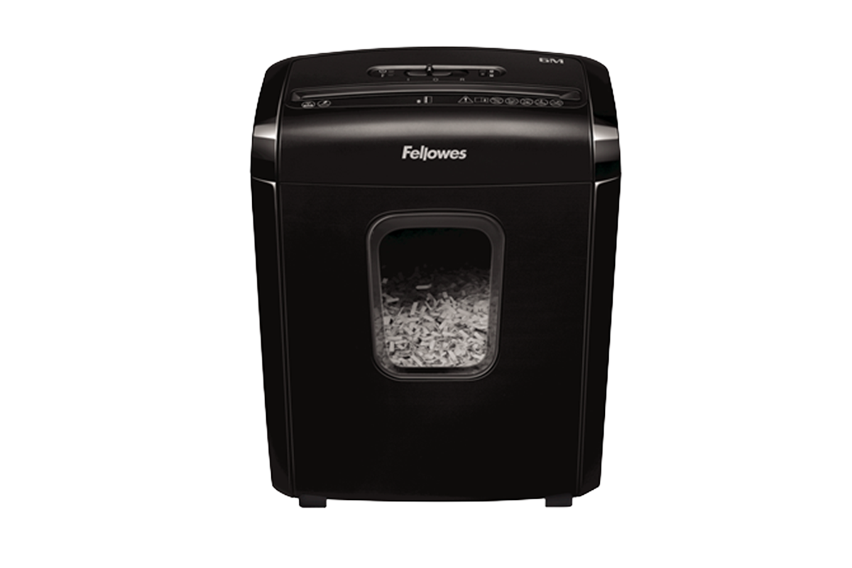 Fellowes 13L Mini Cut Paper Shredder | Black