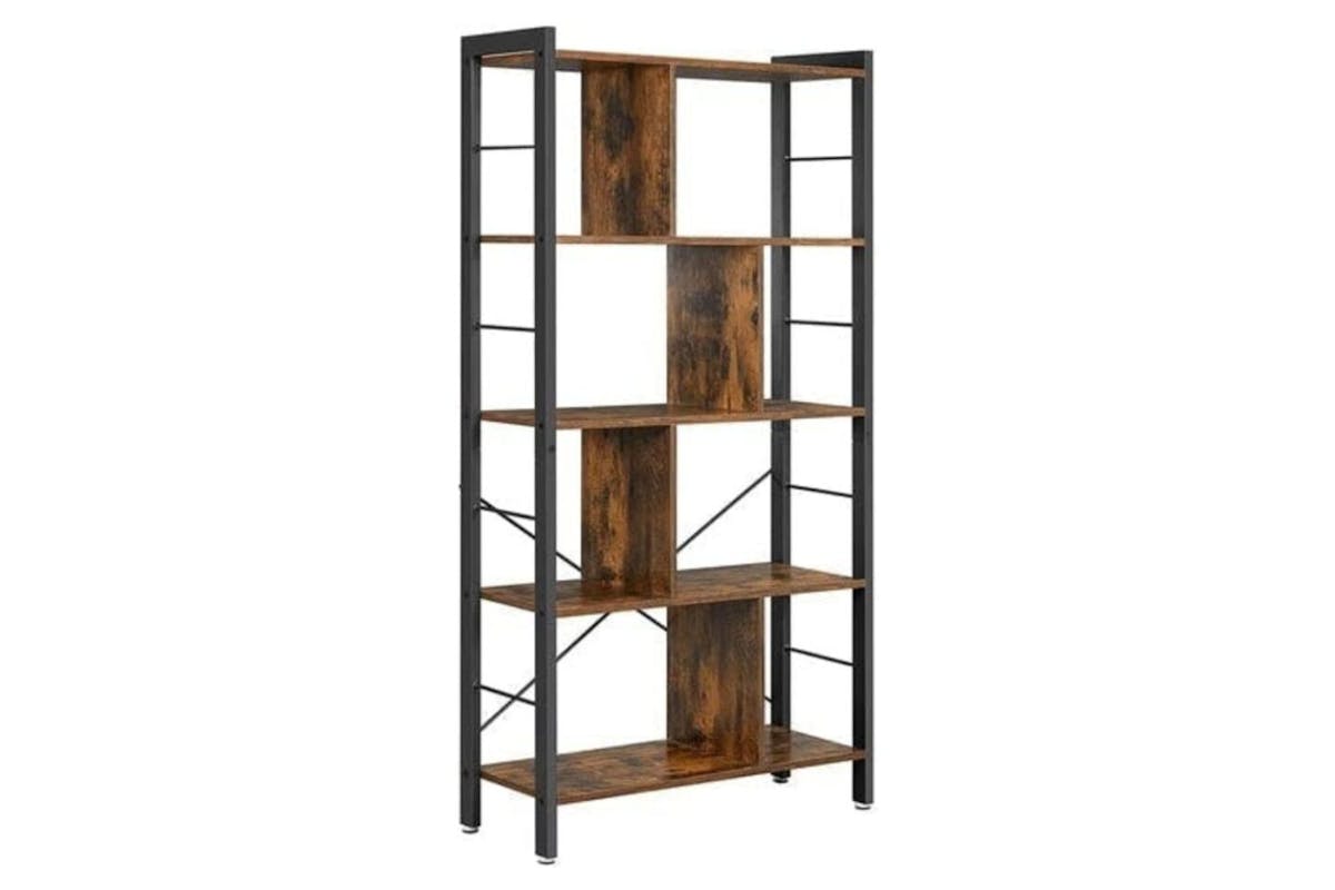 Vasagle Bookcase | 4 Shelves | Rustic Brown
