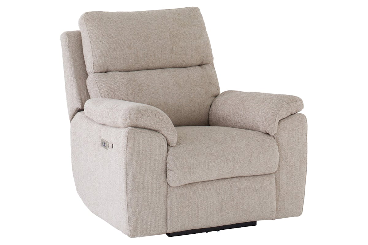 Dream Armchair | Power Recliner | Power Headrest & Heated Seat | Fabric | Taupe-2