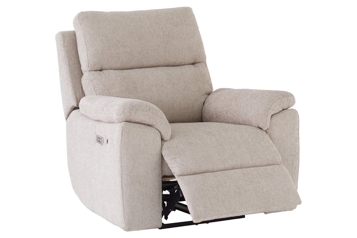 Dream Armchair | Power Recliner | Power Headrest & Heated Seat | Fabric | Taupe-4