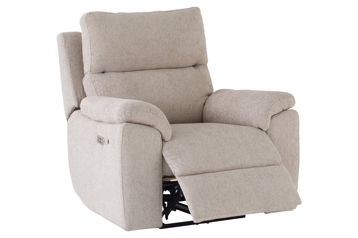 Dream Armchair | Power Recliner | Power Headrest & Heated Seat | Fabric | Taupe-5