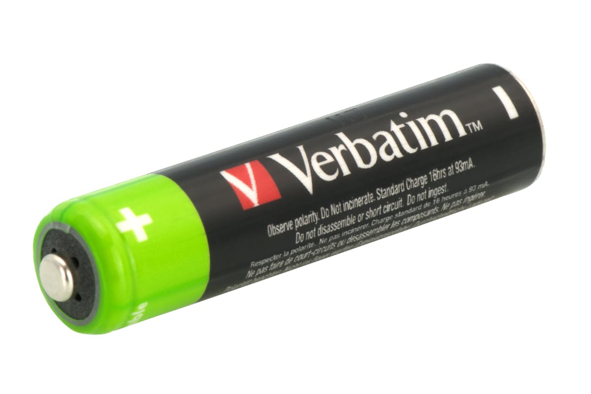Verbatim AAA Premium Rechargeable Batteries | 4 Pack-3