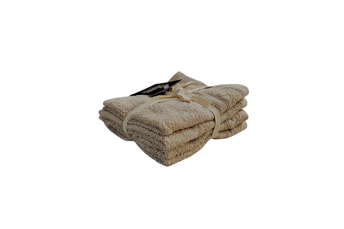 Cotton Terry Face Towel | 4 Pack | Dove-2
