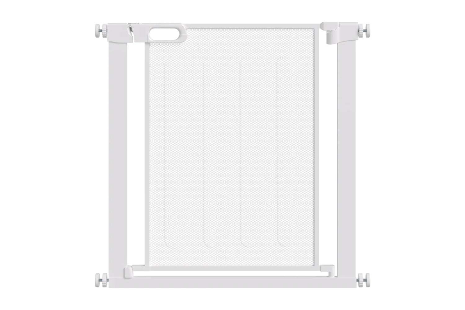 PawHut Auto Close Dog Barrier for House | White
