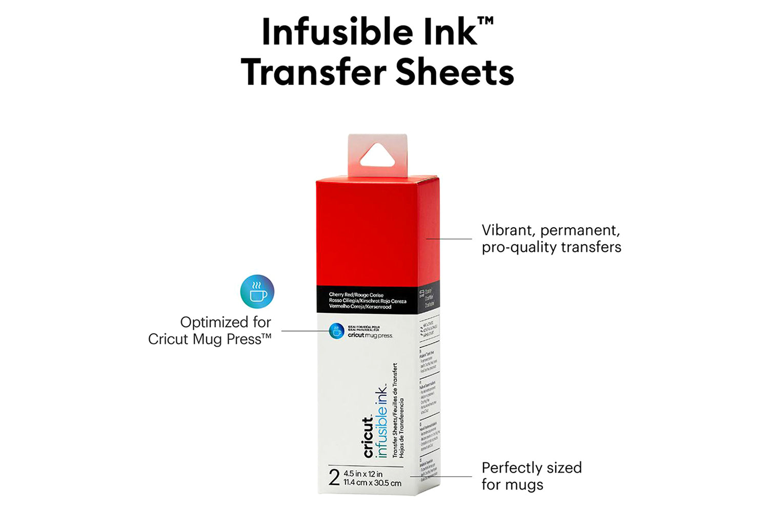 Cricut 4.5" x 12" Infusible Ink Transfer Sheets | Cherry Red-4