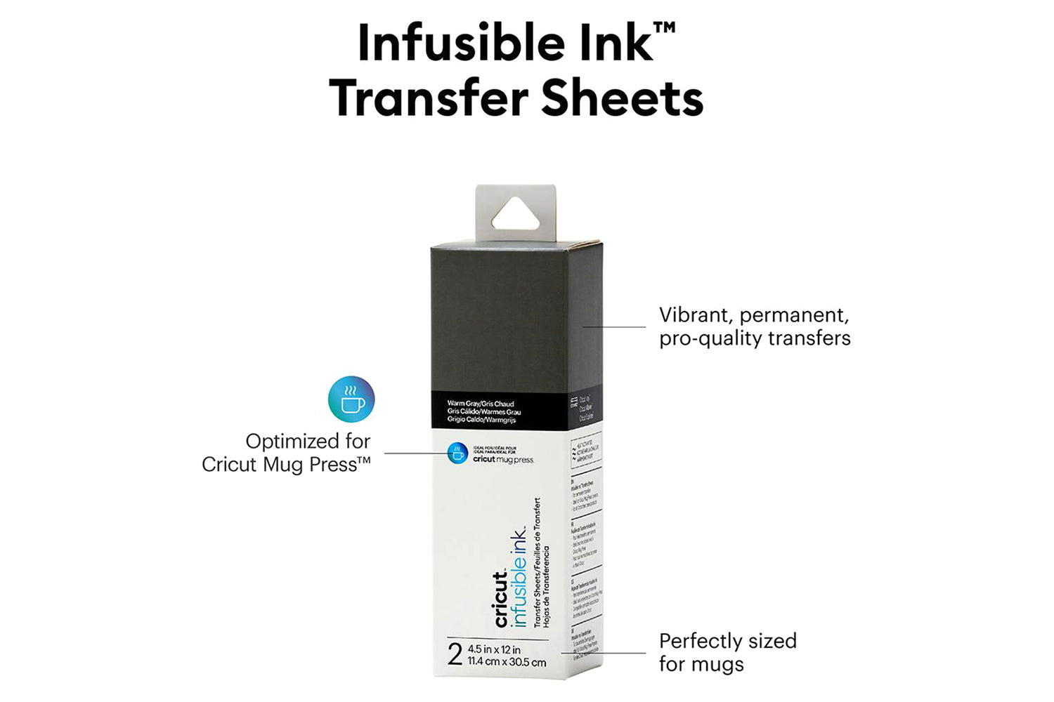 Cricut 4.5" x 12" Infusible Ink Transfer Sheets | Grey-4