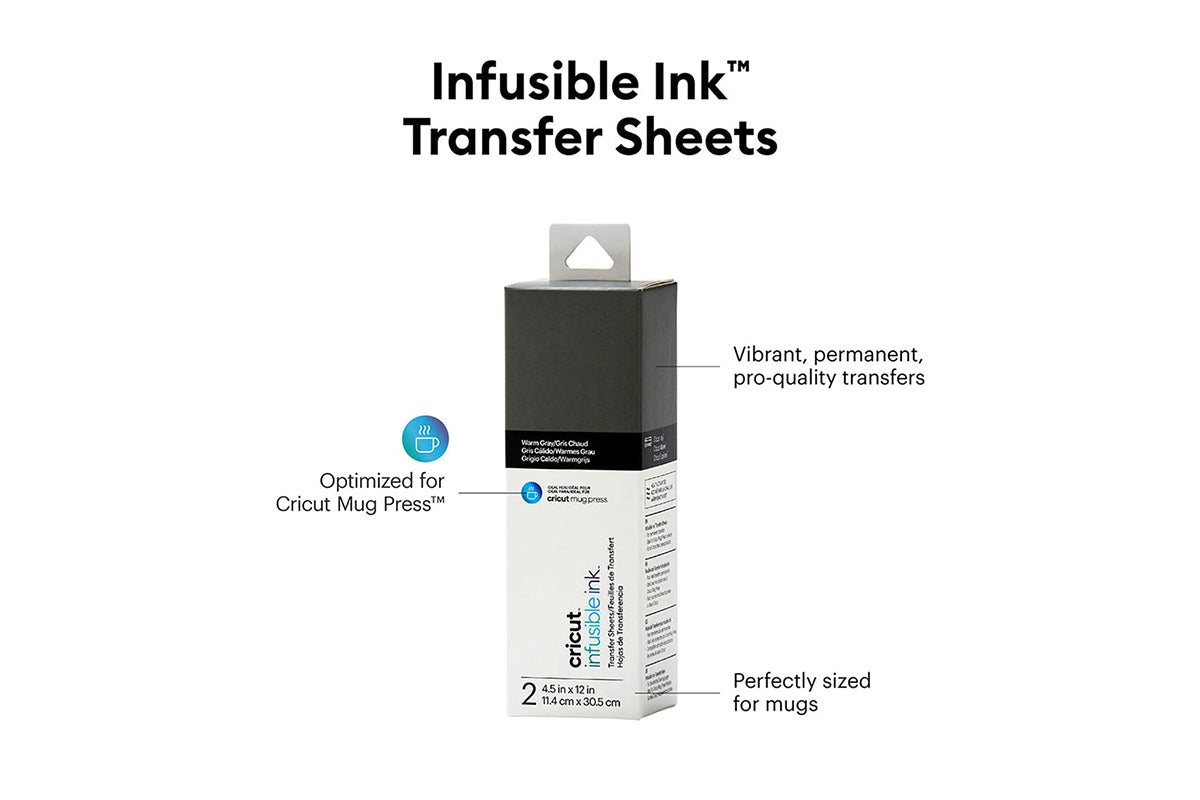 Cricut 4.5" x 12" Infusible Ink Transfer Sheets | Grey-2
