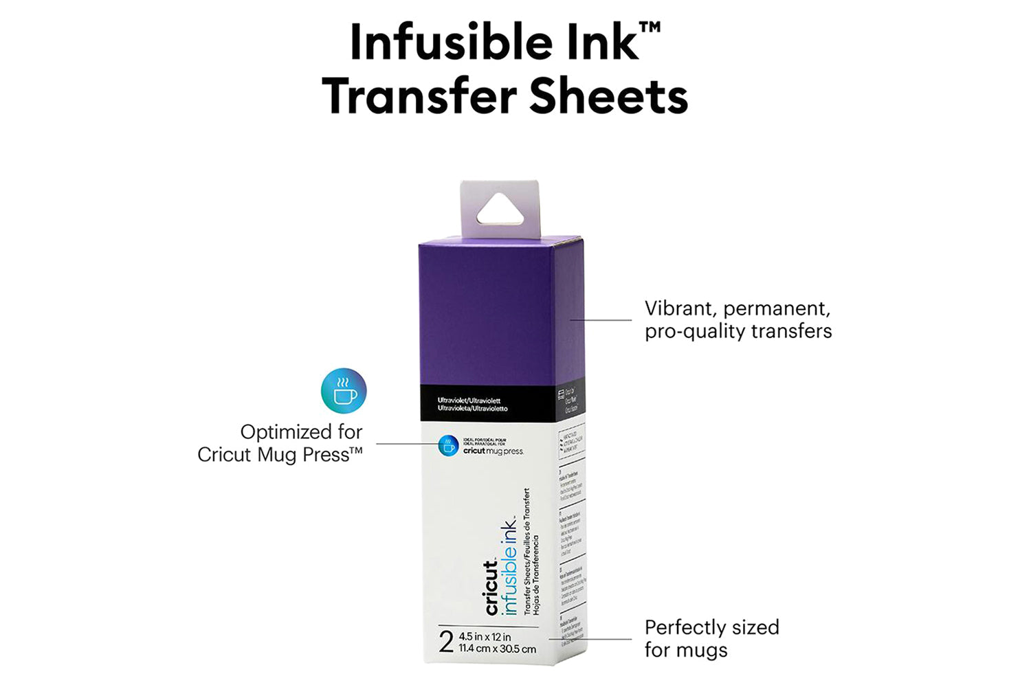 Cricut 4.5" x 12" Infusible Ink Transfer Sheets | Ultra Violet-4
