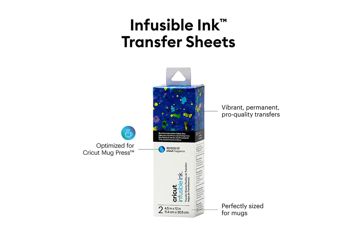 Cricut 4.5" x 12" Infusible Ink Transfer Sheets | Blue Splash-7