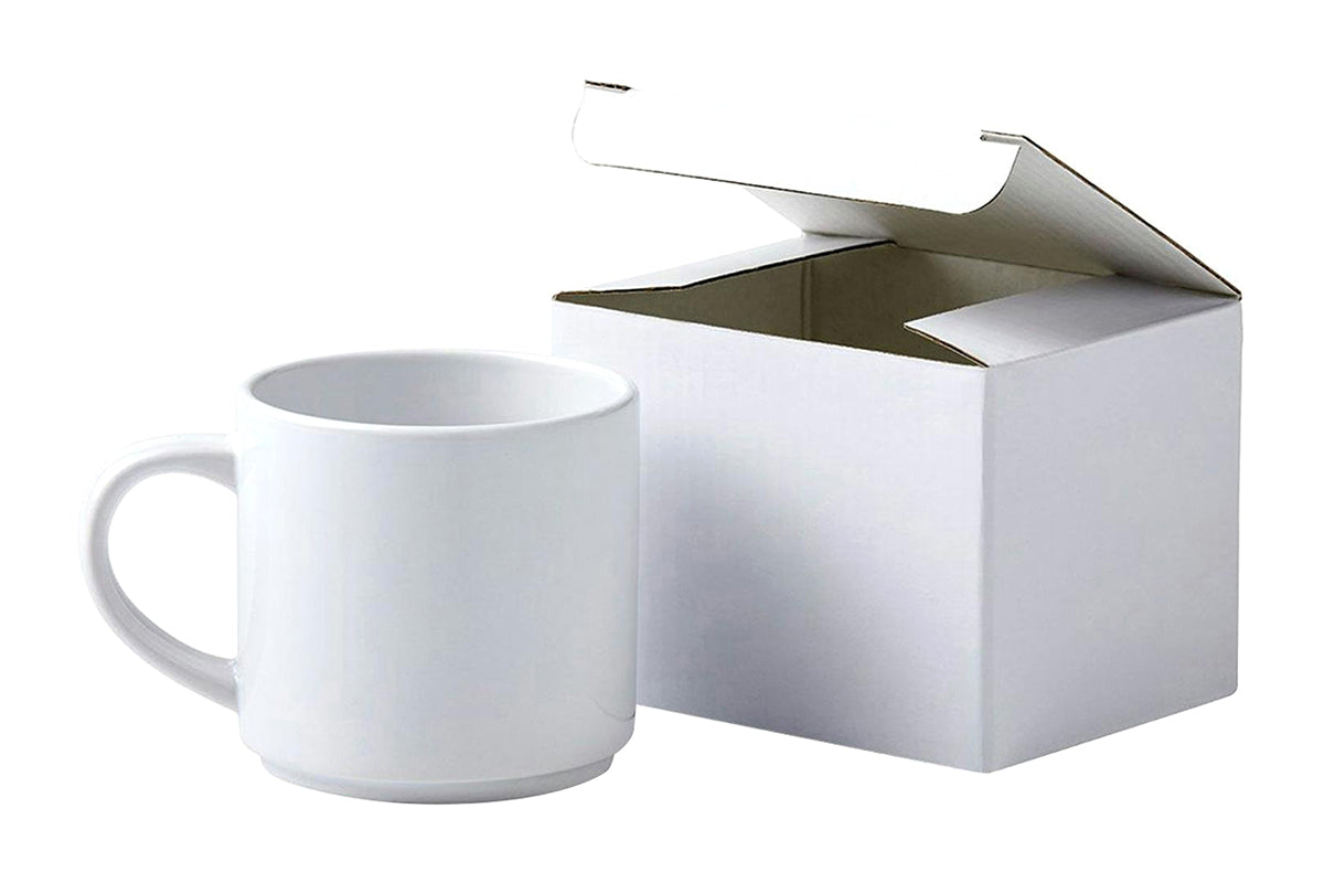 Cricut Stackable Ceramic Mug Blank | White | 4 Piece of Pack-5