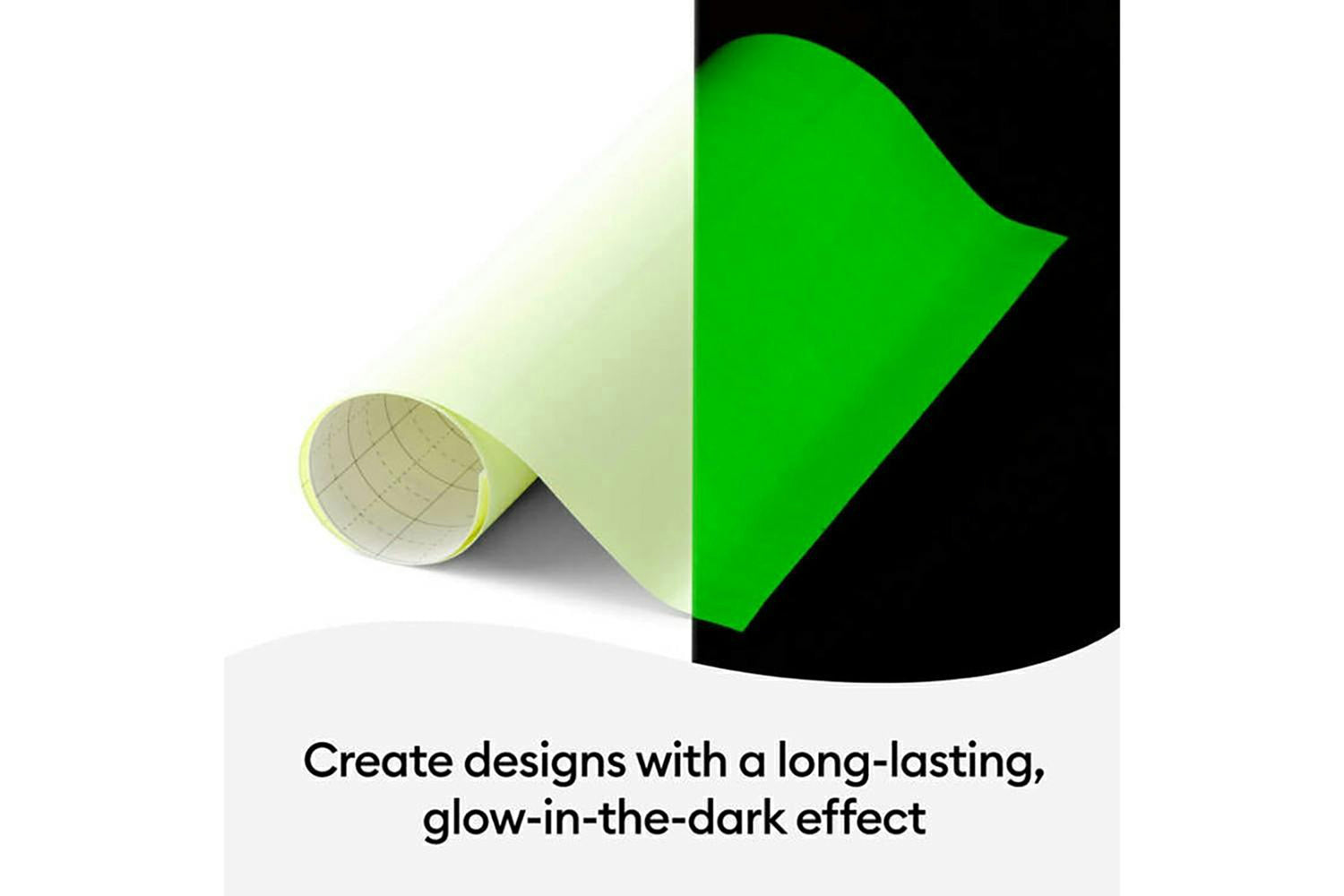 Cricut 12" x 24" Glow in the Dark Vinyl Removable Roll-2