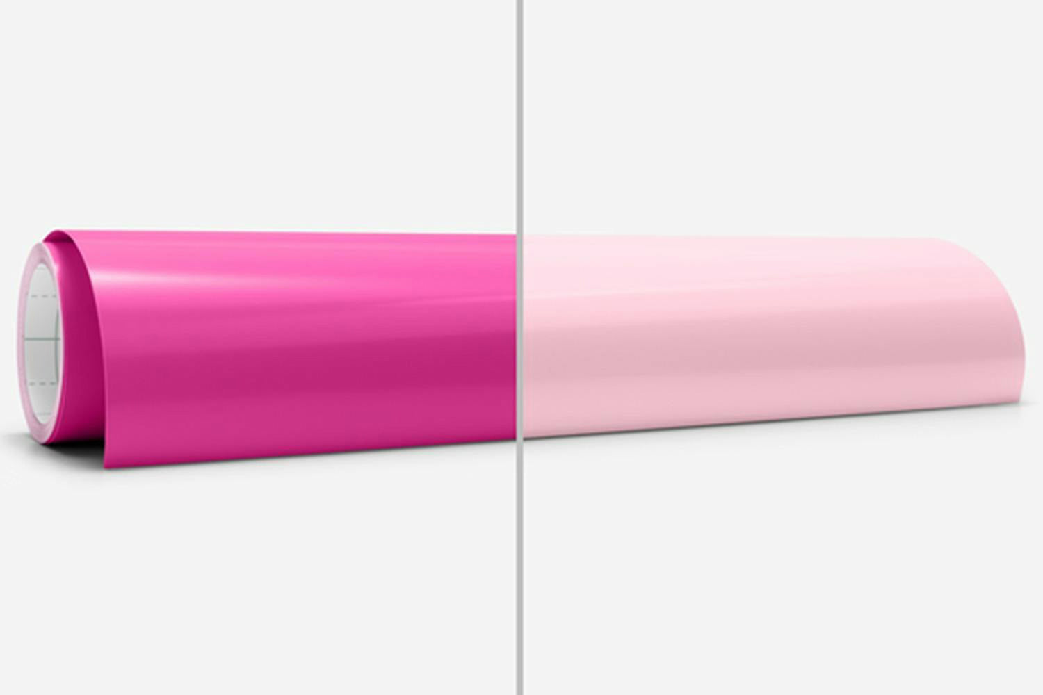Cricut 2' Heat-Activated Color Changing Vinyl | Magenta/Light Pink-3