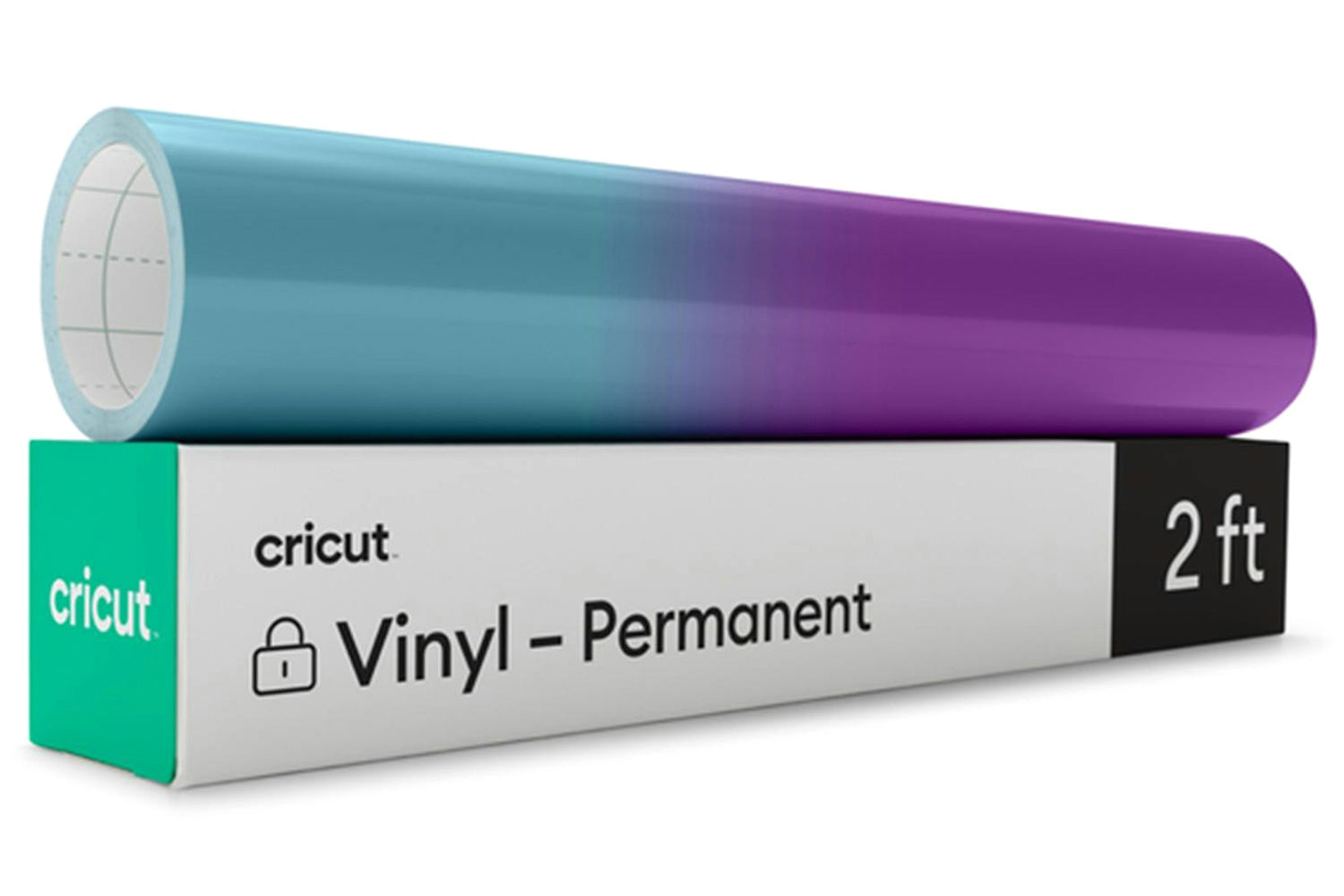 Cricut 2' Heat-Activated Color Changing Vinyl | Turquoise/Purple