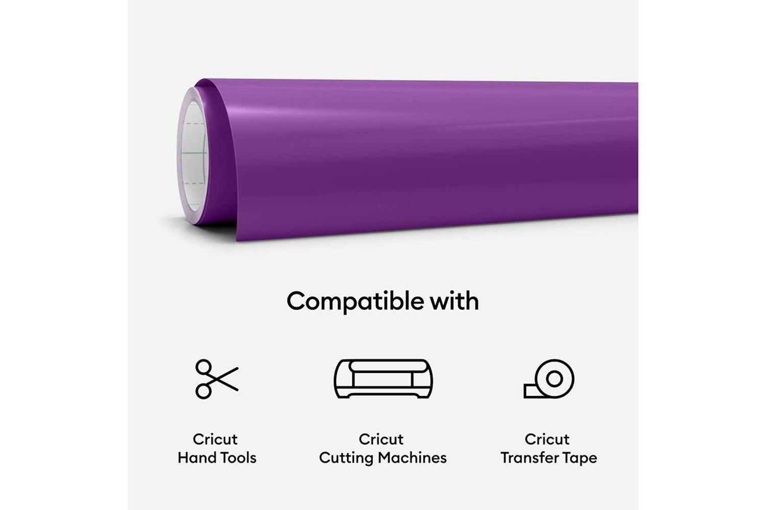 Cricut 2' Heat-Activated Color Changing Vinyl | Purple/Turquoise-7