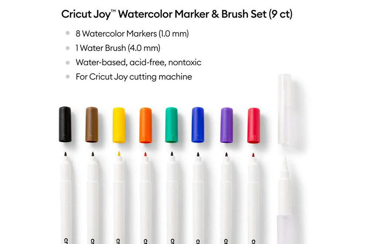 Cricut Joy Watercolor Marker & Brush Set | 9 ct-2