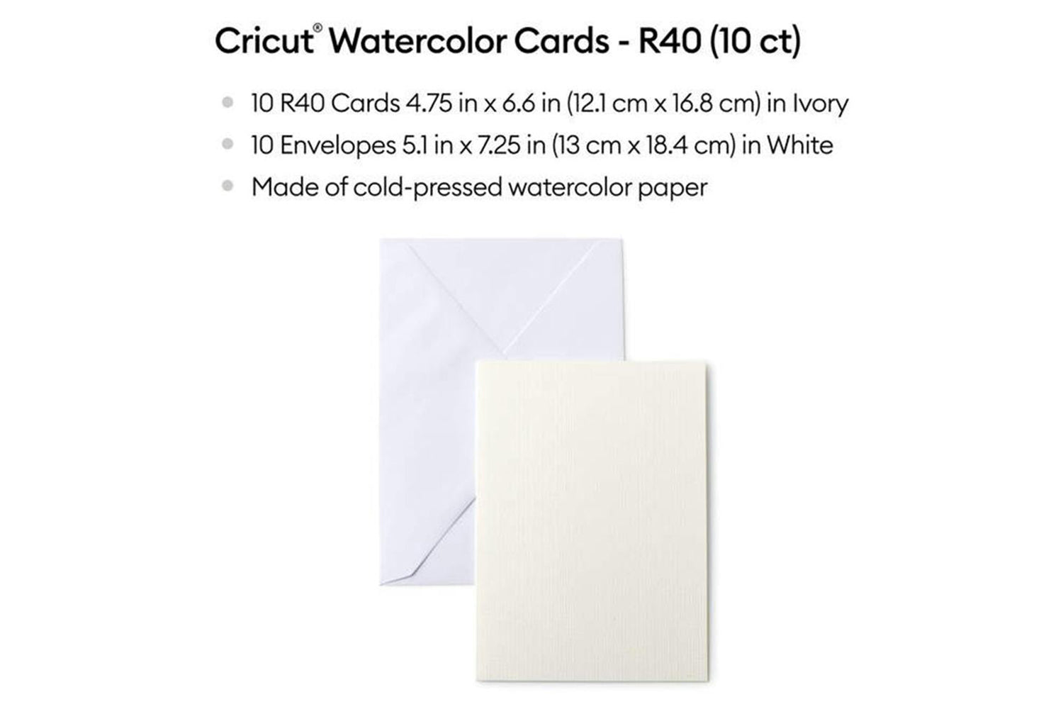 Cricut R40 Watercolor Cards | 10 ct-2