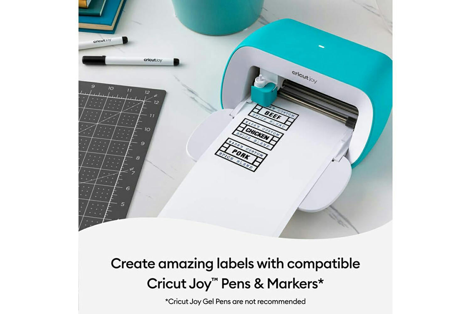 Cricut 5.5" x 13" Joy Writable Smart Vinyl Label Permanent | White | 4 Sheet-3