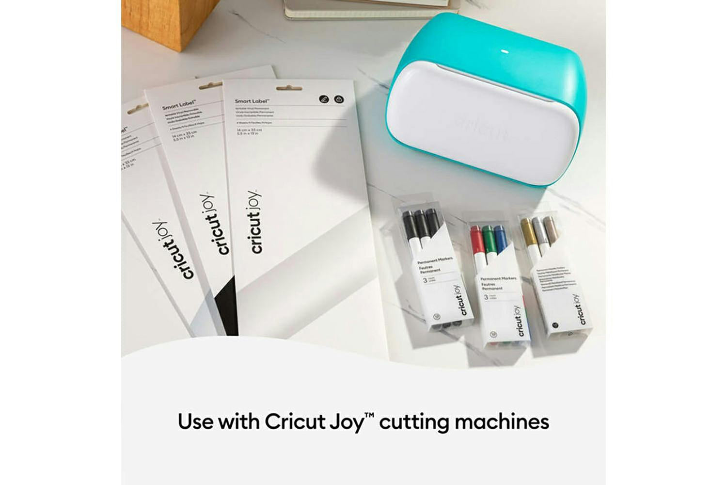 Cricut 5.5" x 13" Joy Writable Smart Vinyl Label Permanent | White | 4 Sheet-5