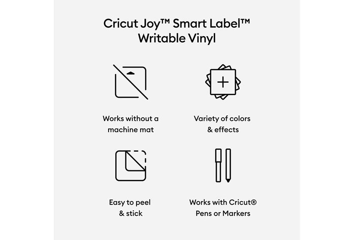 Cricut Joy Smart Label Writable Vinyl | Permanent-2