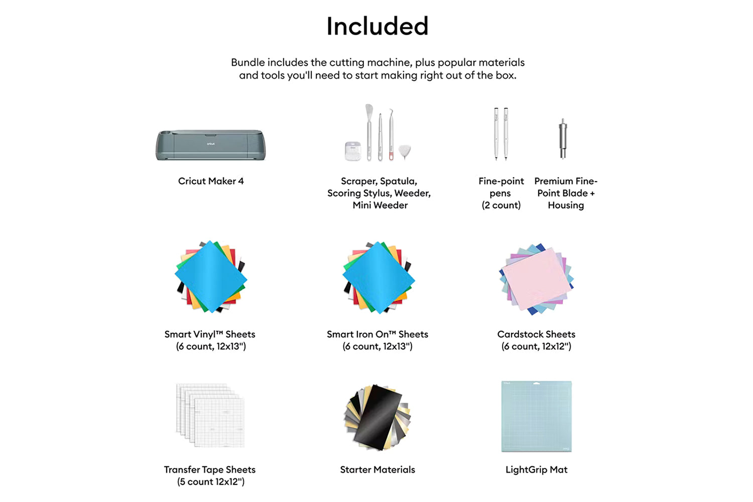 Cricut Maker 4 Smart Cutting Machine & Essentials Bundle-3