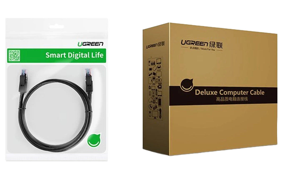 UGREEN Cat 6 UTP Network Ethernet RJ45 Cable | 10m | Black-12