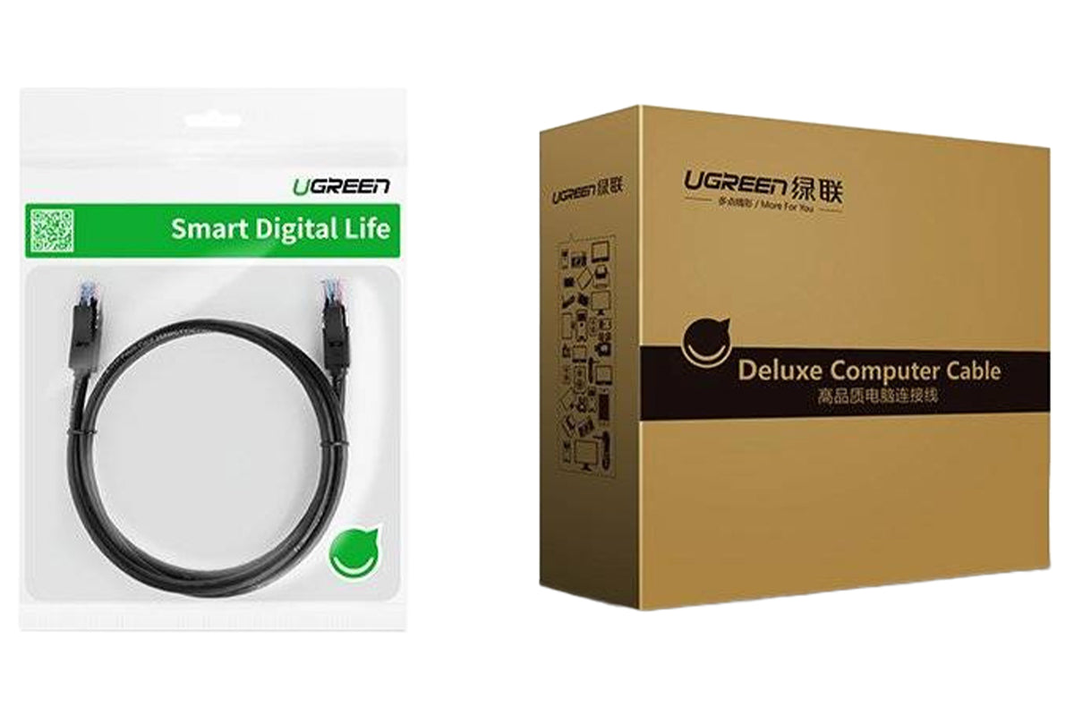 UGREEN Cat 6 UTP Network Ethernet RJ45 Cable | 20m | Black-12