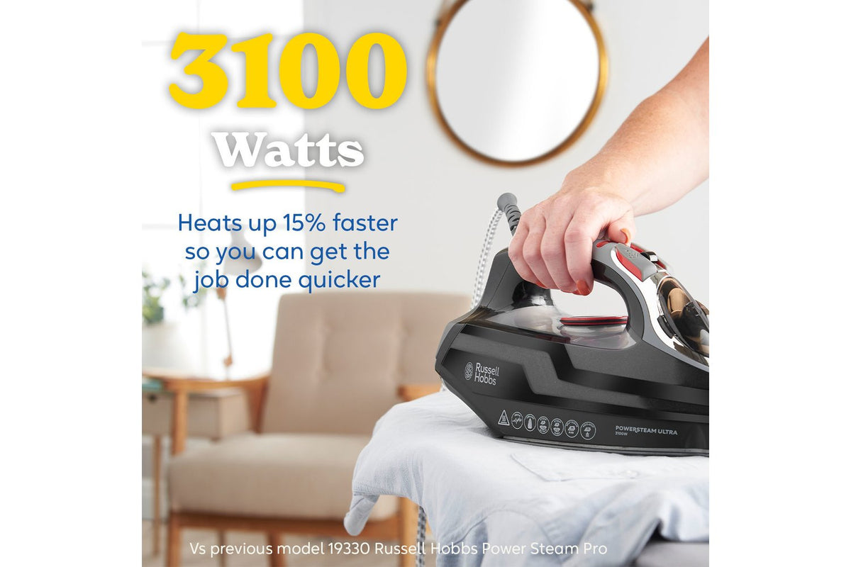 Russell Hobbs 3100W Powersteam Ultra Iron | 20630 | Black/Grey-2