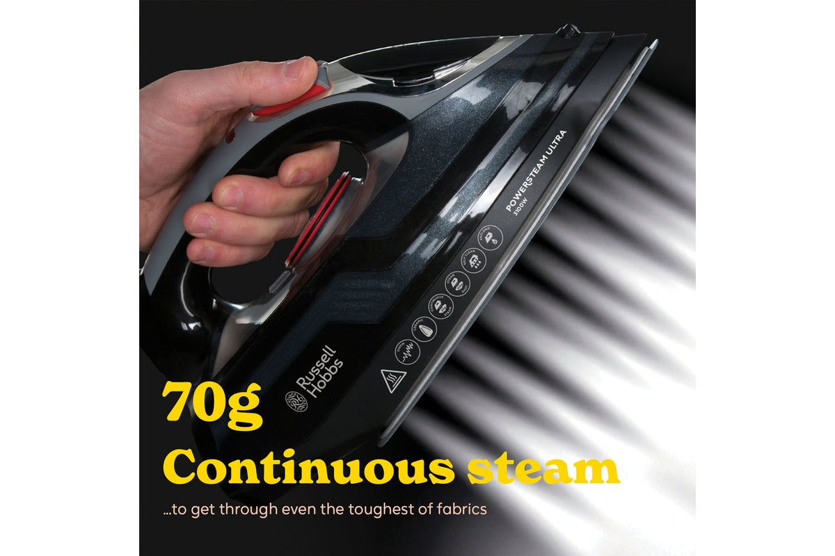 Russell Hobbs 3100W Powersteam Ultra Iron | 20630 | Black/Grey-4