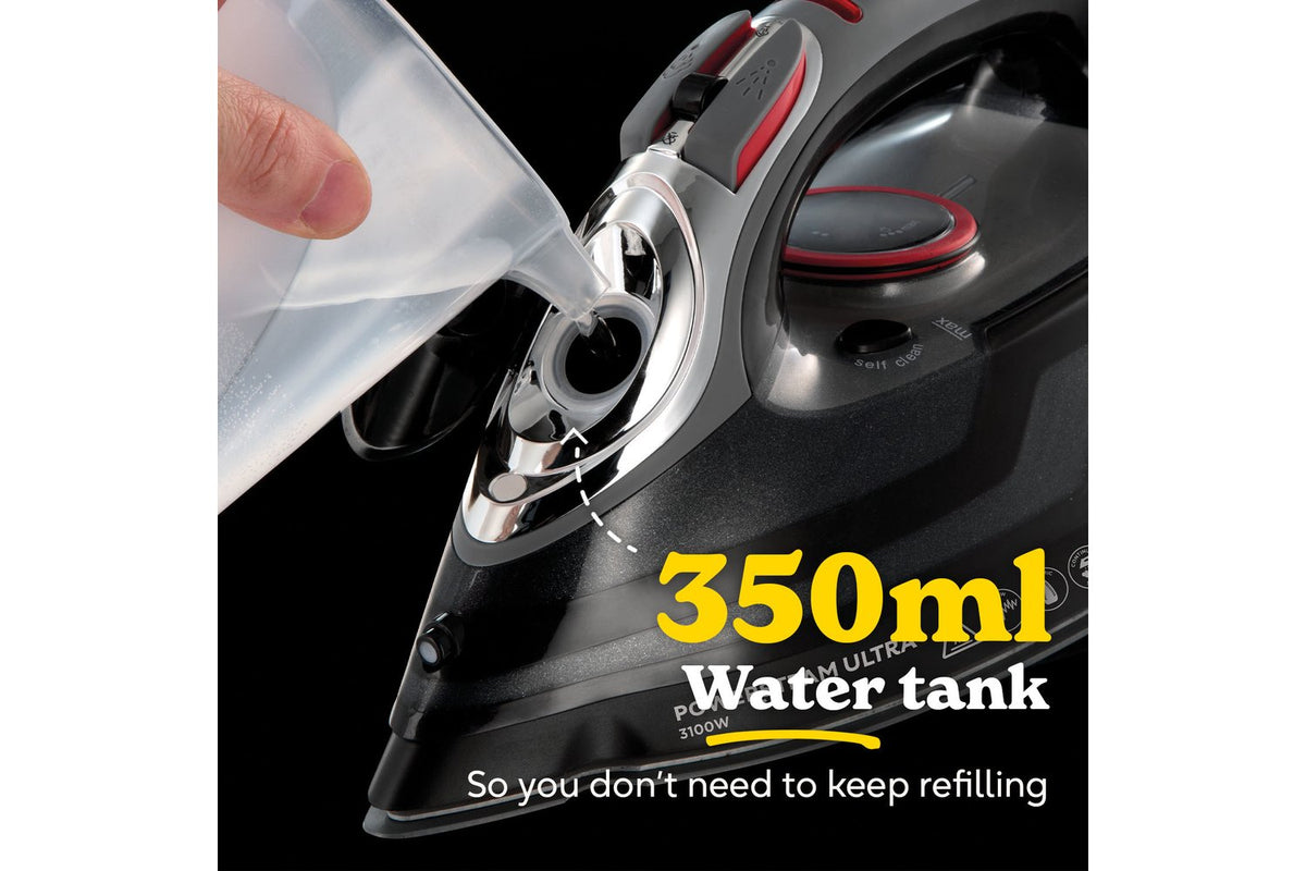 Russell Hobbs 3100W Powersteam Ultra Iron | 20630 | Black/Grey-5