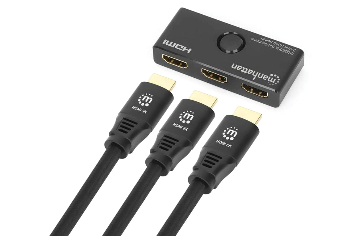 Manhattan 8K@60Hz Bi-Directional 2-Port HDMI Switch-8