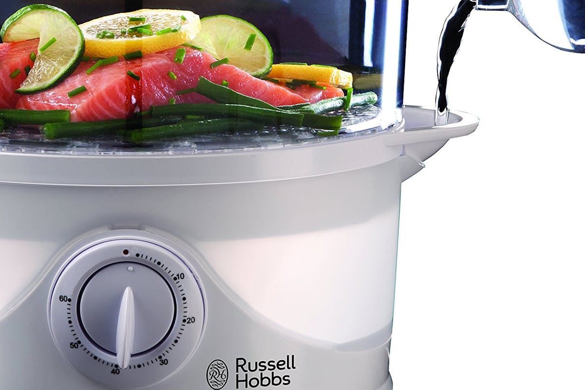 Russell Hobbs 3 Tier Food Steamer | 21140 | White-4
