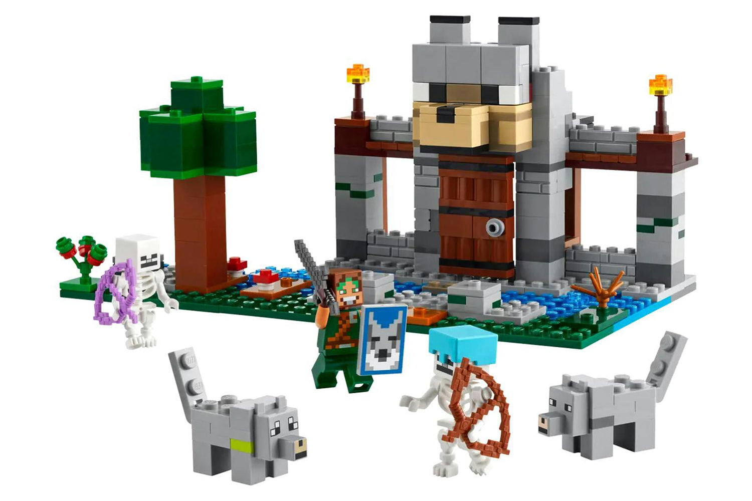 Lego The Wolf Stronghold Building Toys Set-3