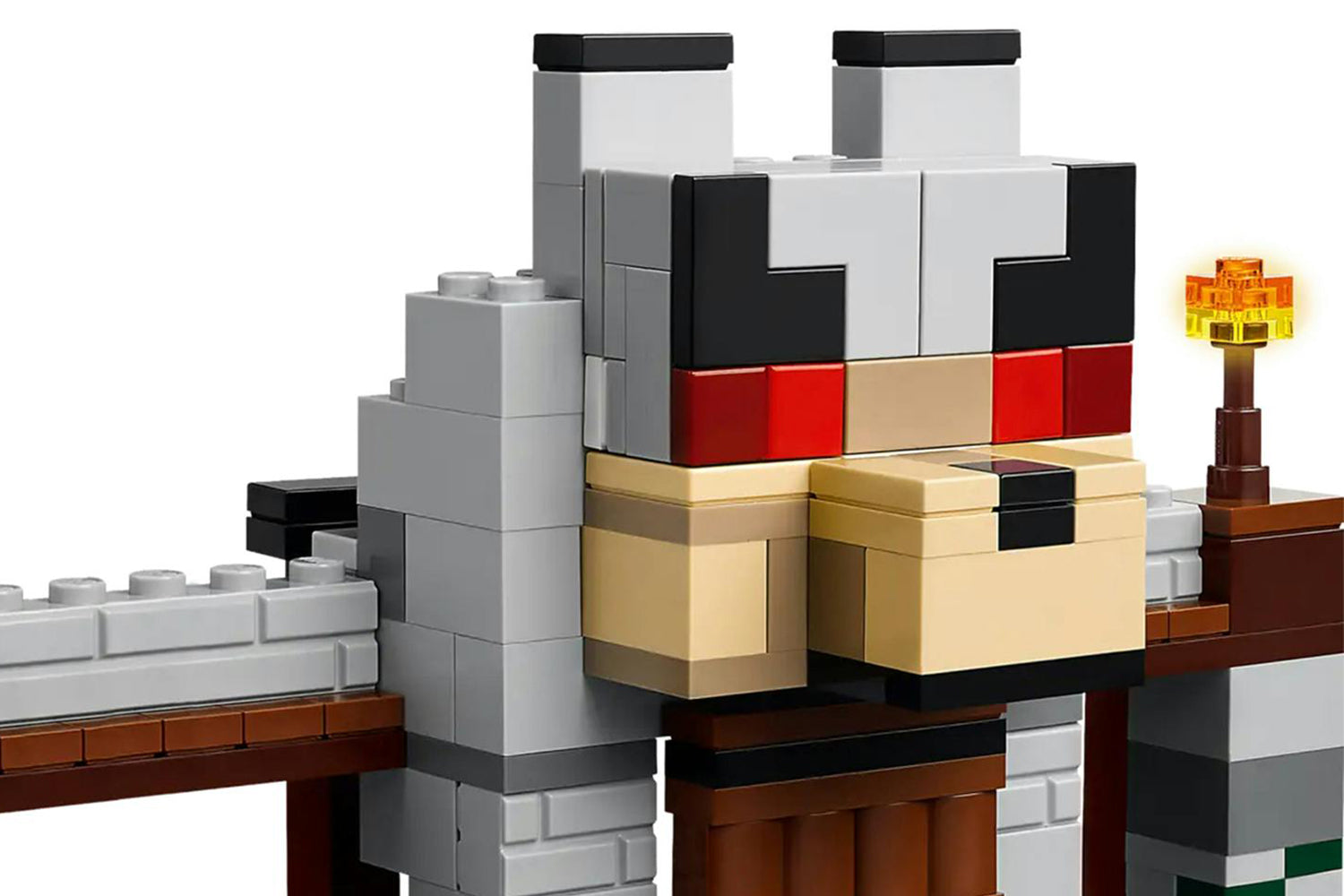 Lego The Wolf Stronghold Building Toys Set-4