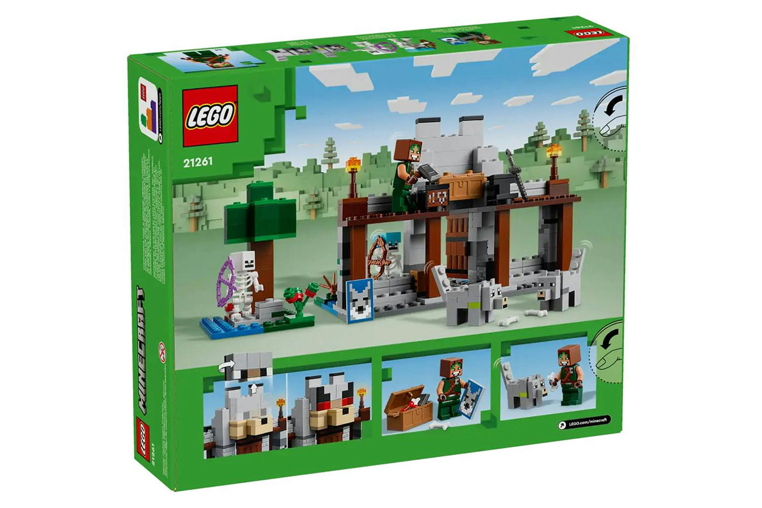 Lego The Wolf Stronghold Building Toys Set-6