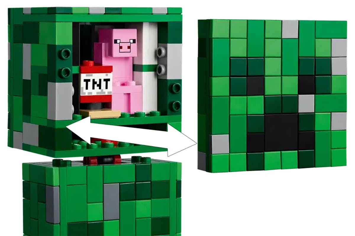 Lego Minecraft The Creeper Building Toys Set-6