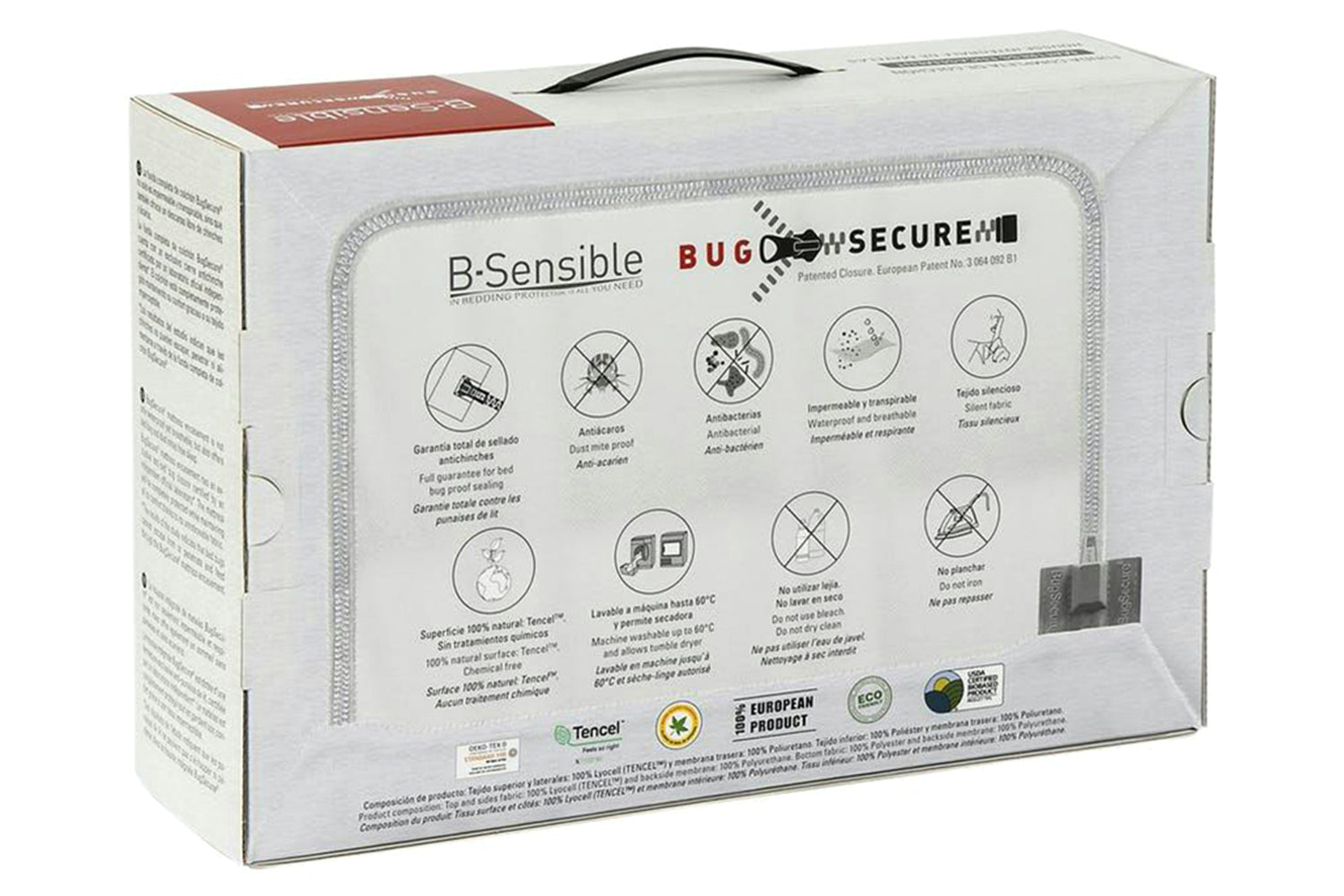 B-Sensible | Bug Secure Mattress Protector | Double-4