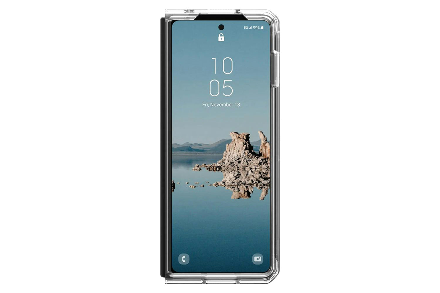 UAG Pylo Pro Samsung Series Galaxy Z Fold5 (2023) Case | Ice/Silver-4