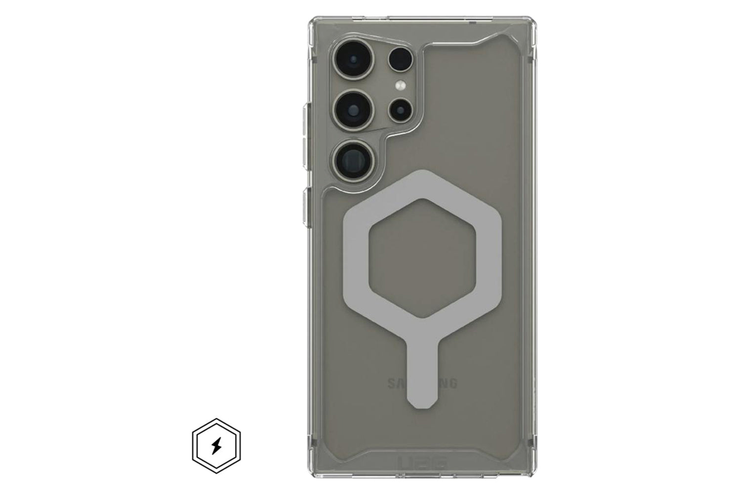 UAG Plyo Pro Series Samsung Galaxy S24 Ultra Case | Ice/Silver-2