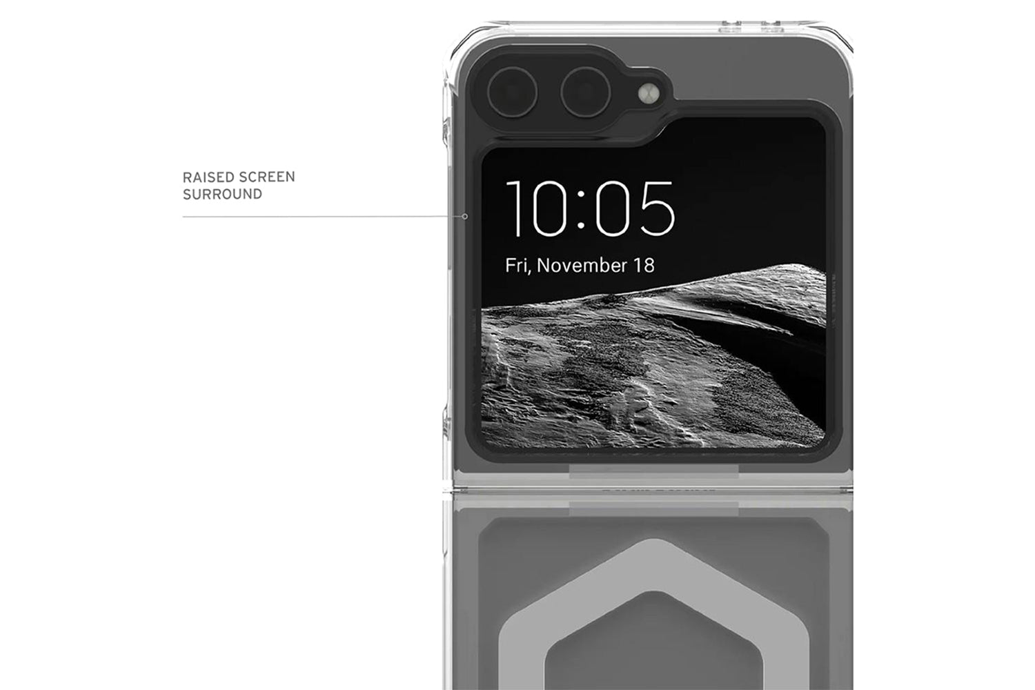 UAG Plyo Pro Magnetic Series Galaxy Z Flip6 Case 2024 | Ice & Silver-11