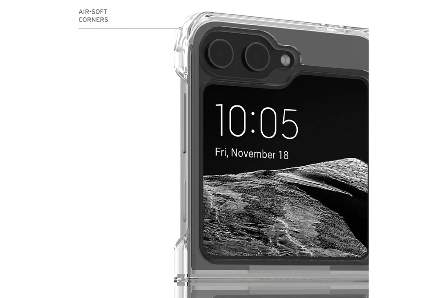 UAG Plyo Pro Magnetic Series Galaxy Z Flip6 Case 2024 | Ice & Silver-13