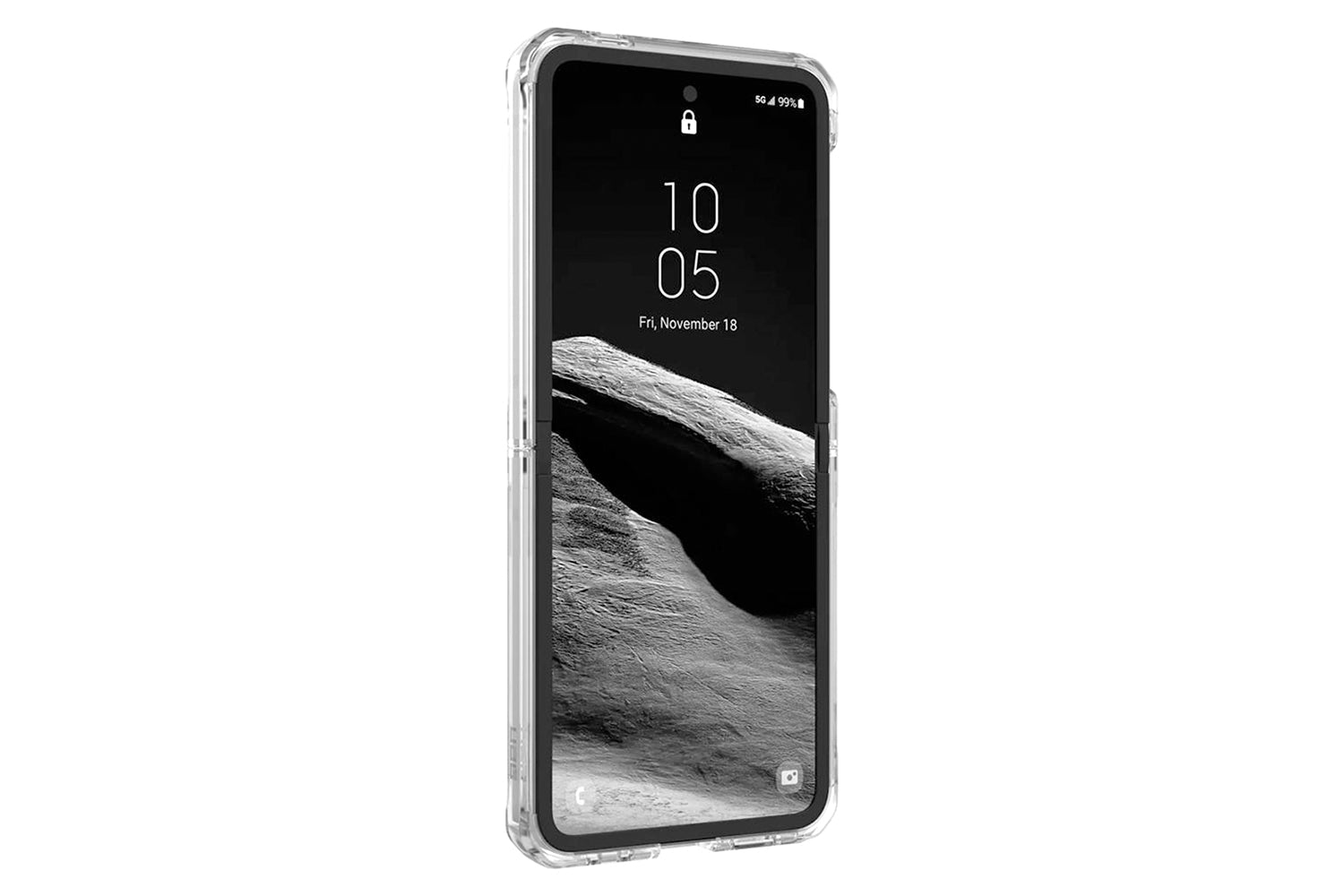 UAG Plyo Pro Magnetic Series Galaxy Z Flip6 Case 2024 | Ice & Silver-8
