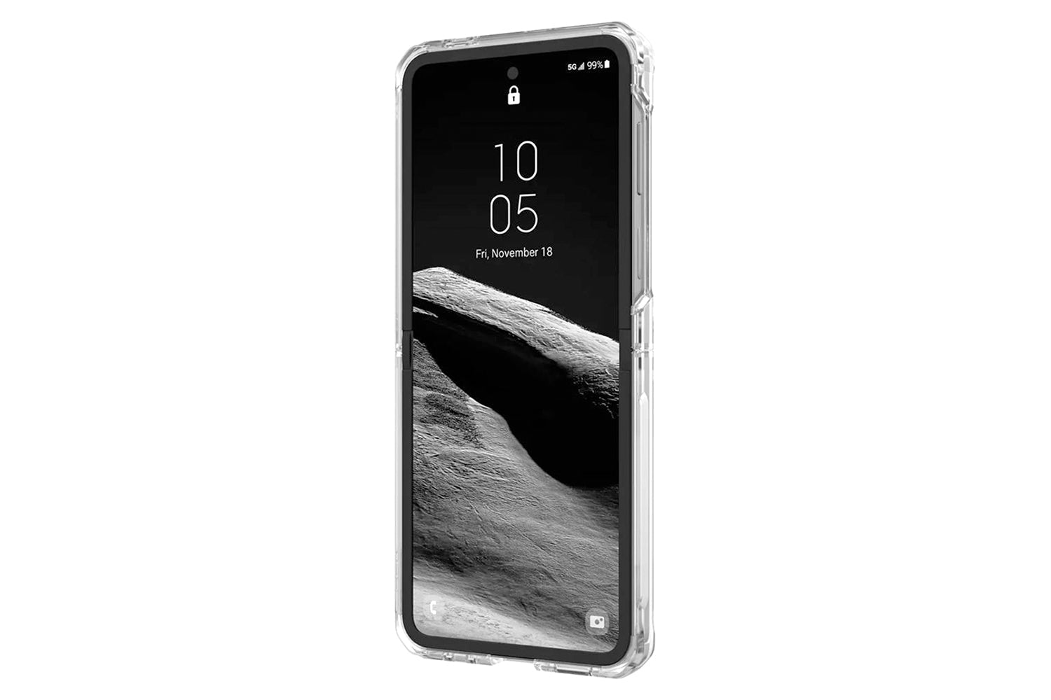 UAG Plyo Pro Magnetic Series Galaxy Z Flip6 Case 2024 | Ice & Silver-9