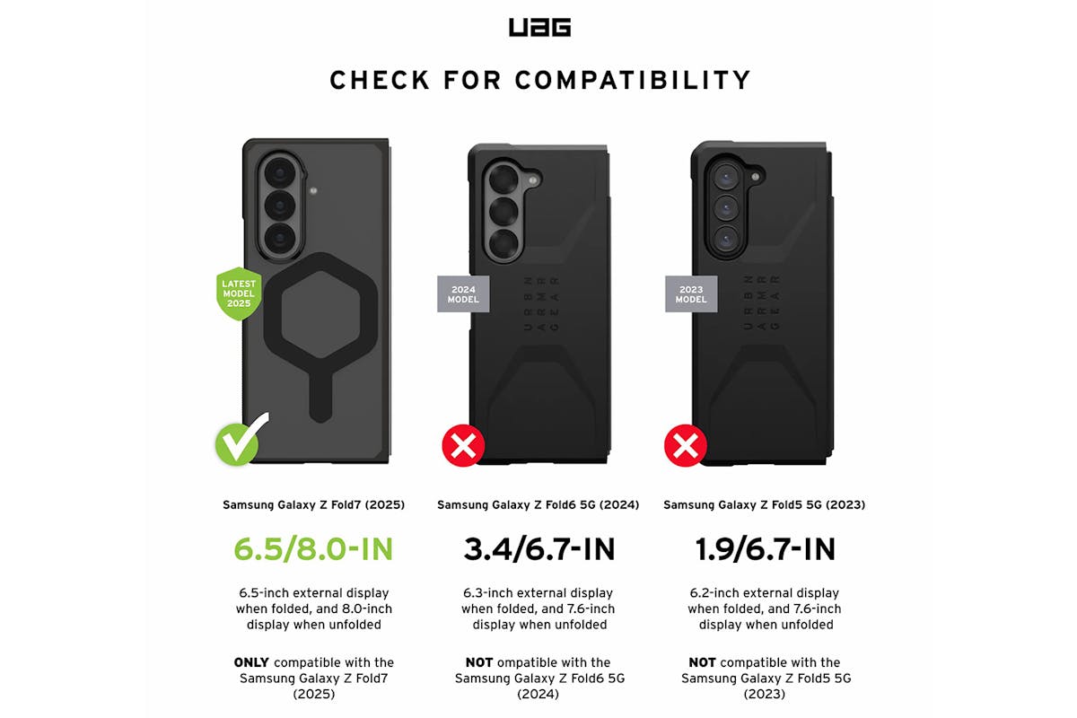 UAG Mouve Samsung Galaxy Z Fold7 Case | Ash-3
